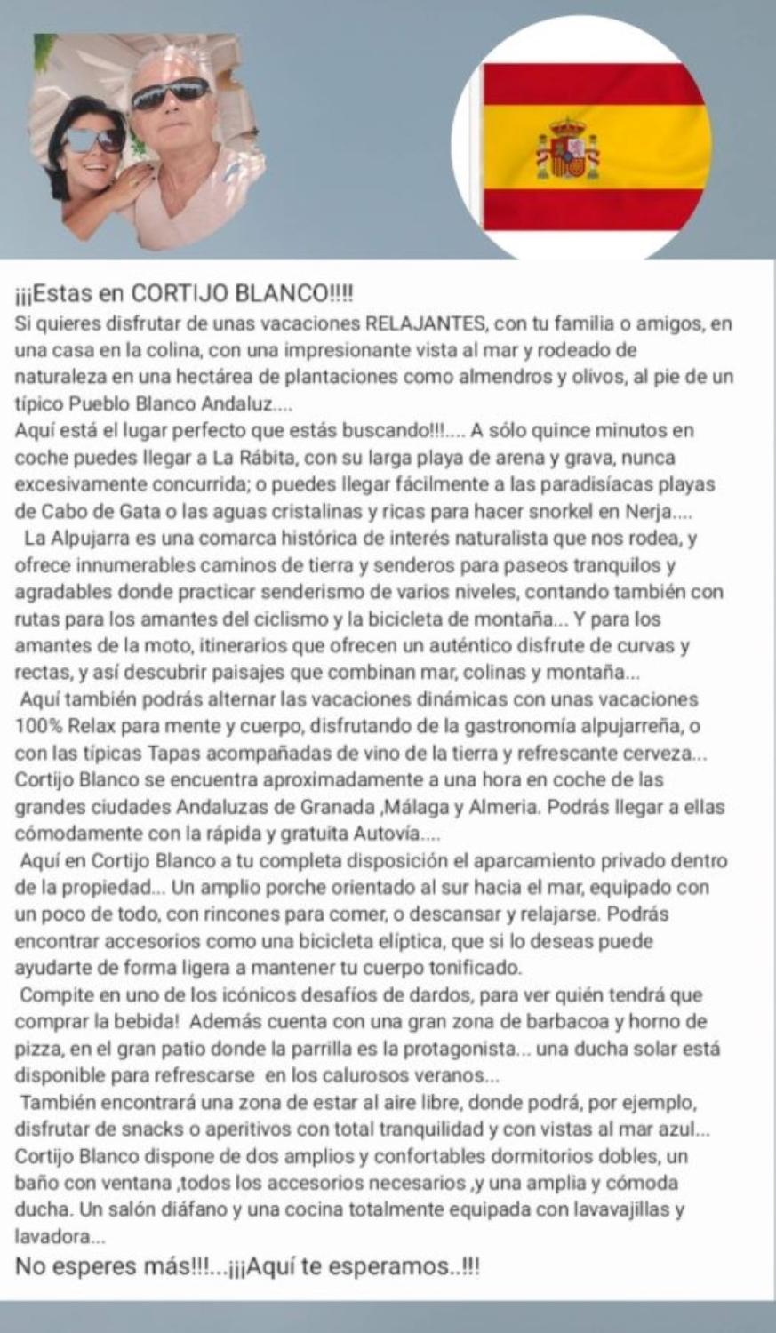 Willa Cortijo Blanco Albondon Zewnętrze zdjęcie